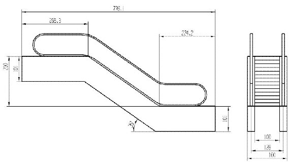 LG-DTF02型  扶梯部件安裝與調整實訓設備(工程型)
